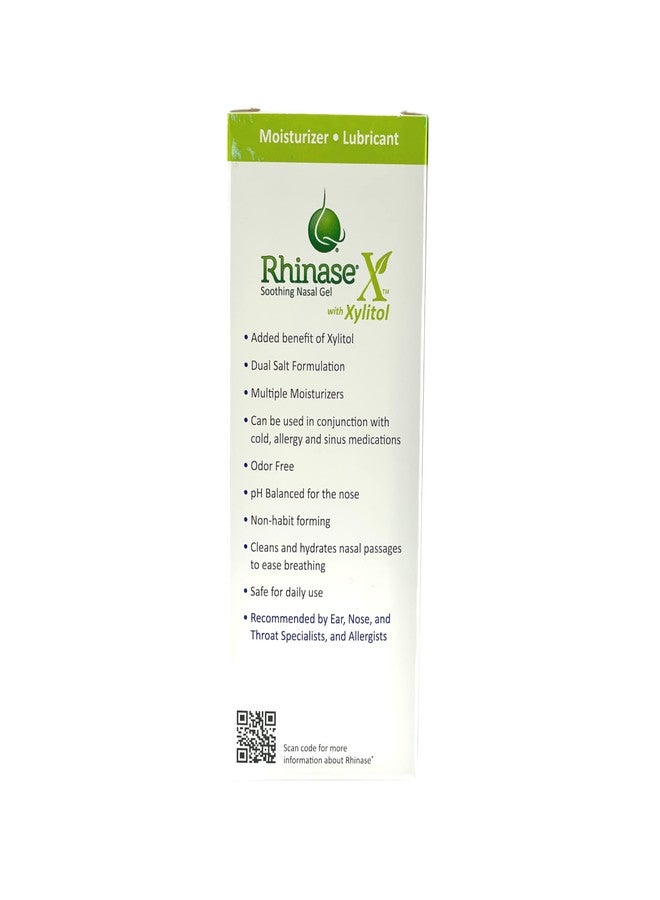 Rhinase X Nasal Gel | Less Sneezing, Itchiness, Nasal drip and Congestion | Mores Than Just Saline | Now with Xylitol | Long Lasting Symptom Relief from Nasal Dryness | (1 oz.) - Image 3